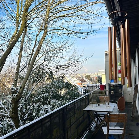 Villa Rez de jardin un pavillon vue Paris Eiffel à Cachan Extérieur photo